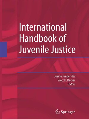 cover image of International Handbook of Juvenile Justice